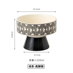 Ceramic bowl for pet cats