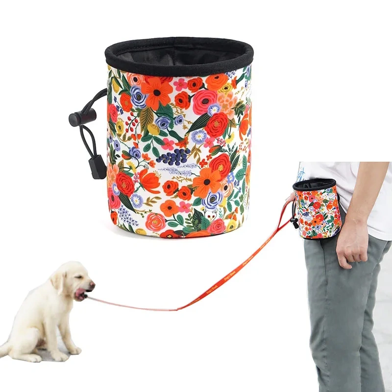 Pet Dog Obedience Training Treat Bag Puppy Feed Pouch with Large Capacity 450ml