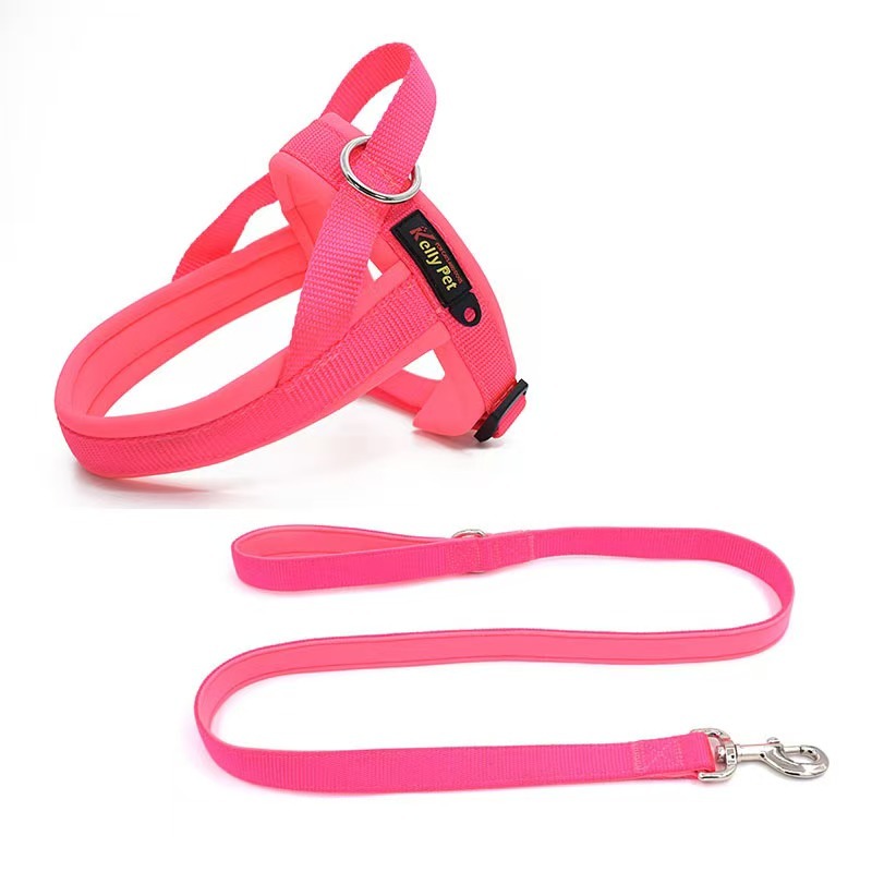 KellyPet Nylon Luxury Dog Harness Breathable Sport Pet Vest Neoprene Leash