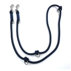 Multi Color Nylon Reflective Pet Double Head Leash