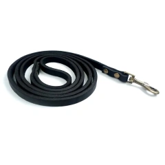 2025 New Top Grain Leather Dog Leash Genuine Cowhide Traction Rope Durable Pet Tether for Small to Medium Sized Pets