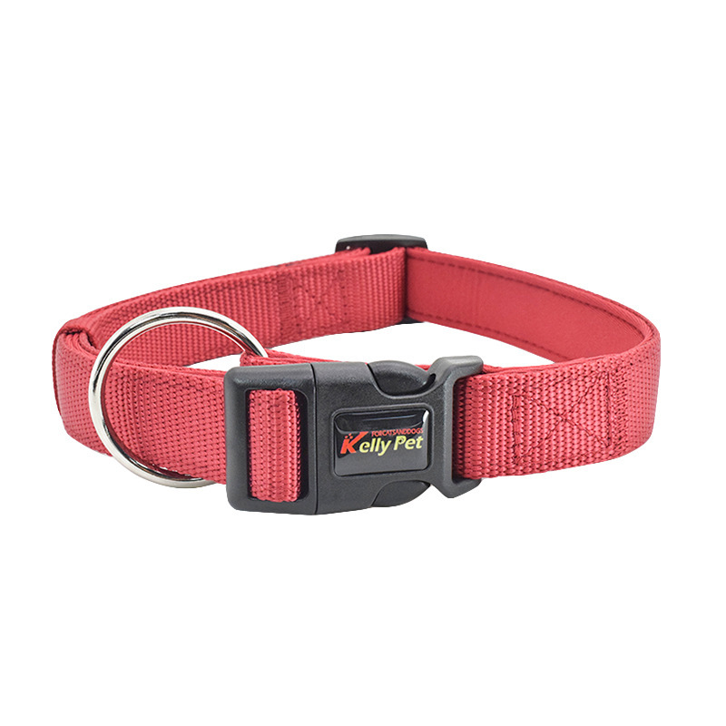 Nylon Dog Collar Durable Comfortable Neoprene Pet Collar