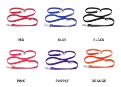 Nylon Multi Functional Pet Leads Rope Outdoor Running Pull Rope Double Headed Dog Leashes Rope