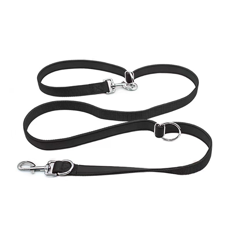 Nylon Multi Functional Pet Leads Rope Outdoor Running Pull Rope Double Headed Dog Leashes Rope