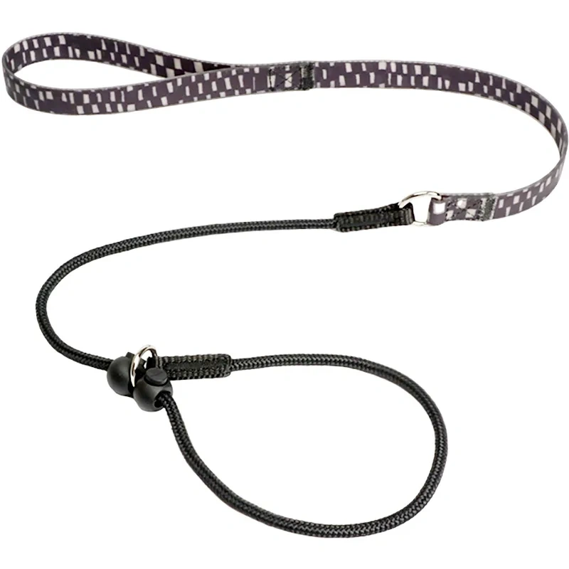Dog Training Leash Nylon Rope Style Slip Super Thin and Adjustable Slip Lead Dog Leash for Pet P Rope