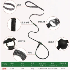 Dog Training Leash Nylon Rope Style