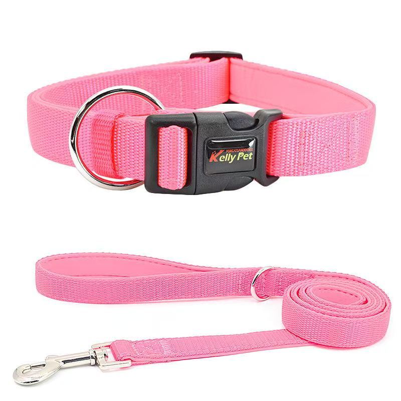 Nylon Dog Collar Durable Comfortable Neoprene Pet Collar