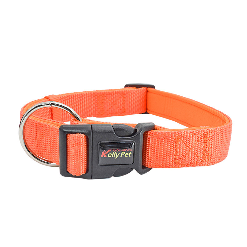 Nylon Dog Collar Durable Comfortable Neoprene Pet Collar