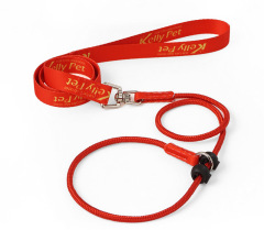 Luxury Nylon Dog Leash for Small Dogs Comfortable Custom Printed Pet Traction Rope