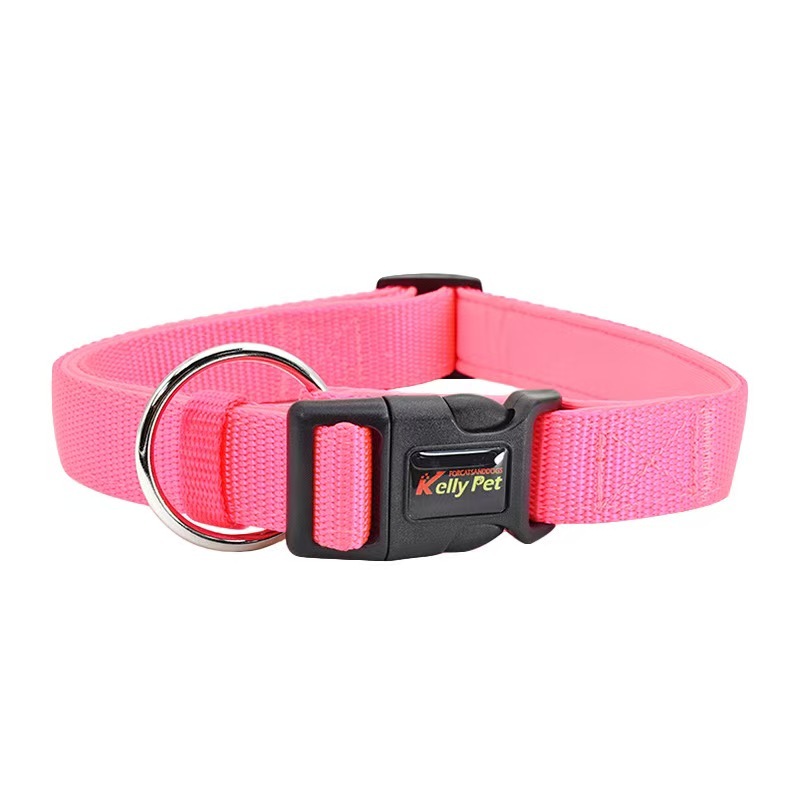 Nylon Dog Collar Durable Comfortable Neoprene Pet Collar