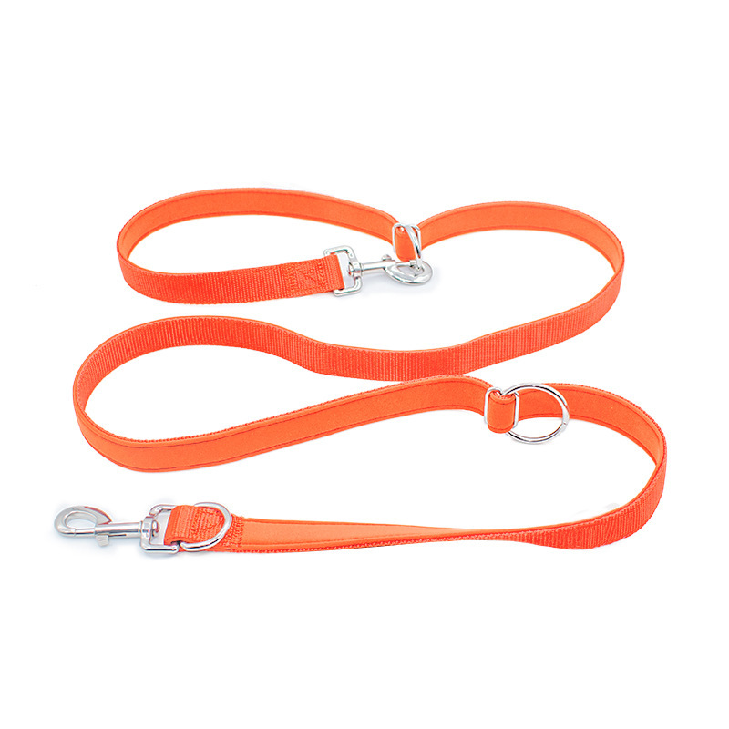 Nylon Multi Functional Pet Leads Rope Outdoor Running Pull Rope Double Headed Dog Leashes Rope