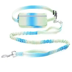 Hands Free Dog Leash with Bag Zipper Pouch Outdoor Pet Daily Product Handfree Dog Leash With Waist Bag Oxford Cloth Pet Supplies