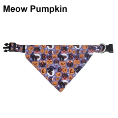 Halloween Dog Bandanas Dog Accessories for Small Large Dogs Cat Puppy Pet collar Pumpkin Skull Dogs Bandana 1Pc