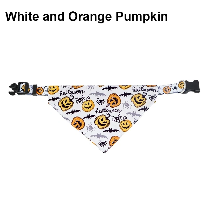 Halloween Dog Bandanas Dog Accessories for Small Large Dogs Cat Puppy Pet collar Pumpkin Skull Dogs Bandana 1Pc