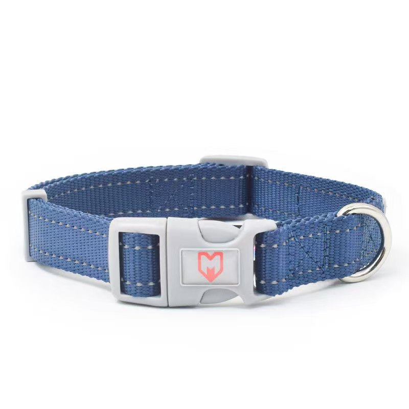 Nylon Dog Collar with Adjustable Reflective