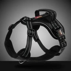 Factory Direct Nylon Padded Fashion Dog Chest Strap Vest Buckle Closure Traction Rope Reflective Explosion-Proof for