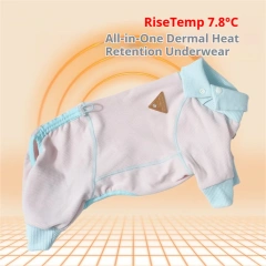 Cozy Dog Fleece Pajamas Snuggle Four-Legged Bodysuit with Belly Coverage Warm Puppy Clothes Thermal Dog Jumpsuit for Small Dogs