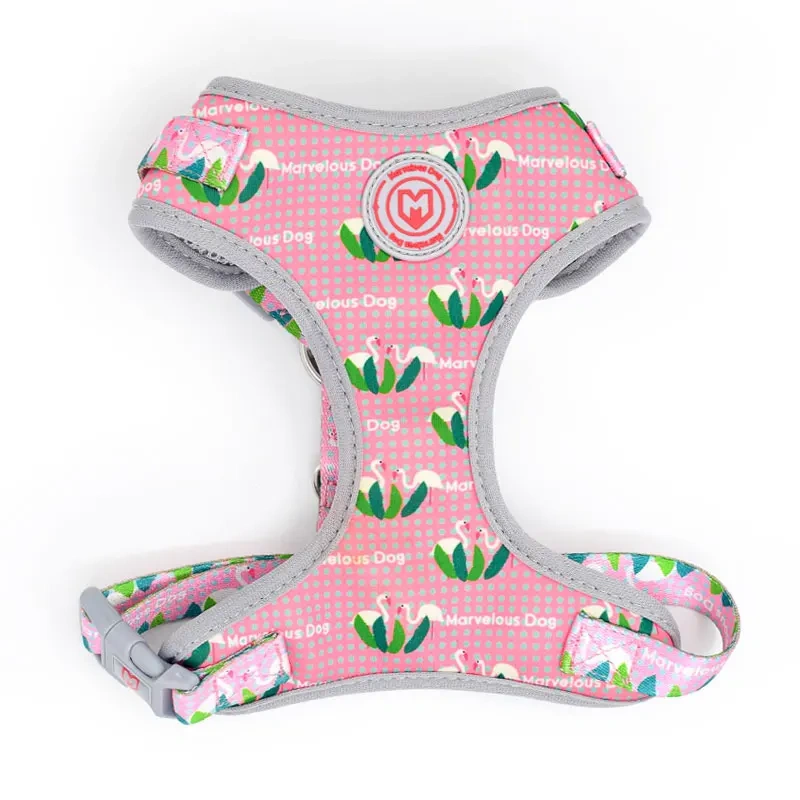 Top Seller Pet Supplies Custom Soft Pet Dog Harness Adjustable Designer Luxury Dog Harness Set