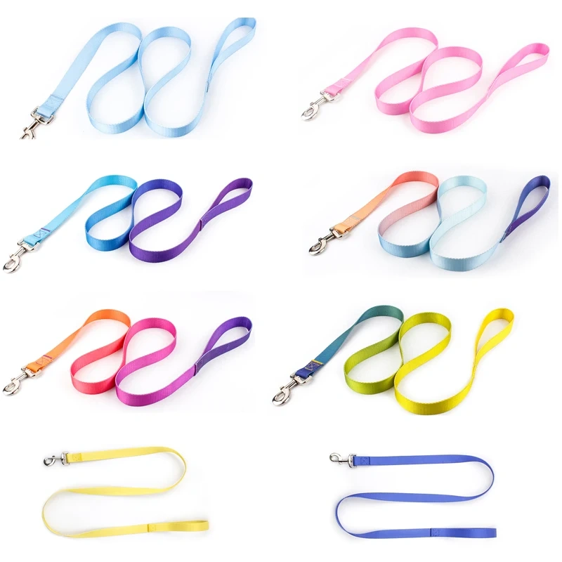 Custom Luxury Dog Collar Leash Set for Medium and Large Dogs Pet Supplies Personalized Design Colorful Pattern
