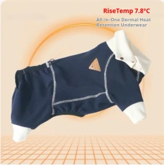 Cozy Dog Fleece Pajamas Snuggle Four-Legged Bodysuit with Belly Coverage Warm Puppy Clothes Thermal Dog Jumpsuit for Small Dogs