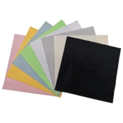 Custom Logo Embossed Soft Microfibre Microfiber Gold Jewelry Cloth