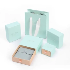 Simple Portable Drawer Box Jewelry Packaging Box Ins Style Earring Ring Pendant Stud Earring Jewelry Box Drawer Box