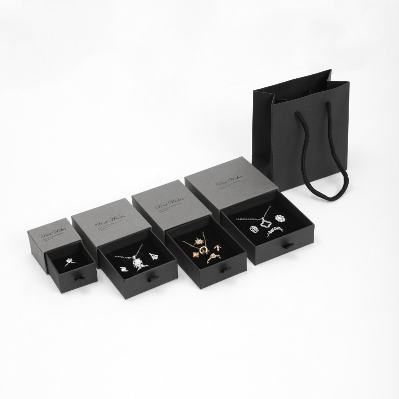 Box Jewelry Packaging Box Ins Style Earring Ring Pendant Stud Earring Jewelry Box