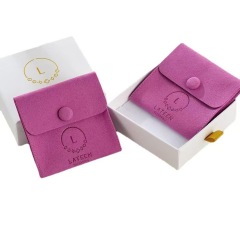 Velvet Fabric Jewelry Presents Bags Vintage Earrings Necklace Storage Package Bag