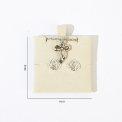 Microfiber Jewelry Insert Card (Double-Sided Flannel)