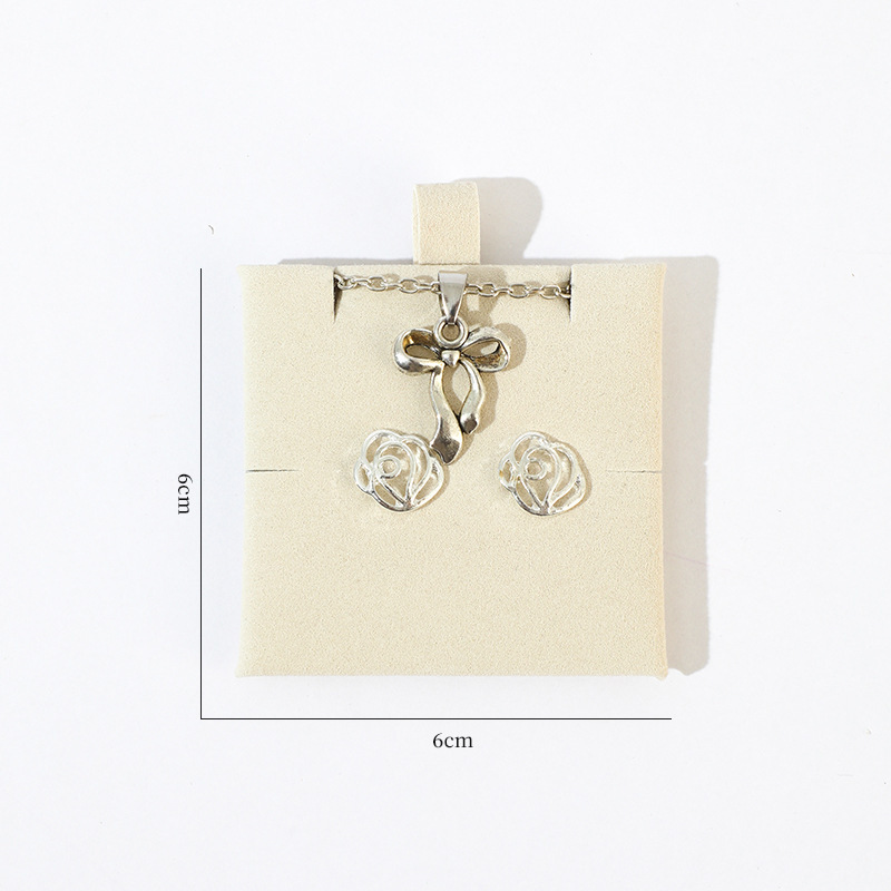 Microfiber Jewelry Insert Card (Double-Sided Flannel)