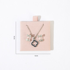 Velvet Fabric Jewelry Presents Bags Vintage Earrings Necklace Storage Package Bag