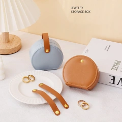 1PC, semi-circular jewelry storage box