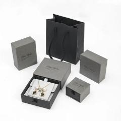 Simple Portable Drawer Box Jewelry Packaging Box Ins Style Earring Ring Pendant Stud Earring Jewelry Box Drawer Box