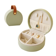 1PC, semi-circular jewelry storage box