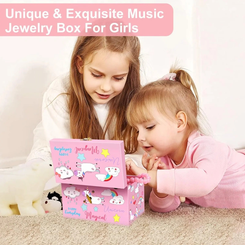 Ever Bright 2025 Customized 6-Inch Dancing Ballerina Music Jewelry Box Girls Birthday Gift for Kids