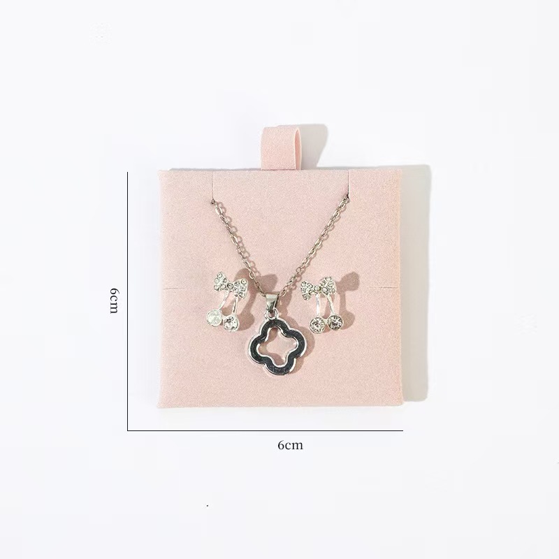 Microfiber Jewelry Insert Card (Double-Sided Flannel)