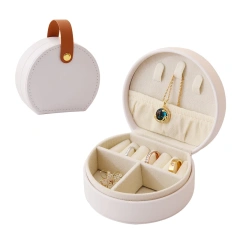1PC, semi-circular jewelry storage box
