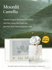 Camellia flameless aromatherapy diffuser for bedroom use, long-lasting essential oil fragrance, delicate scent.