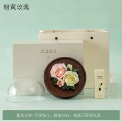 Handmade ceramic flower fragrance peony Dehua white porcelain flower