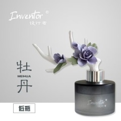 Ceramic floral fragrance diffuser, long-lasting scent for home use
