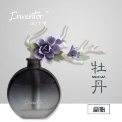 Ceramic floral fragrance diffuser, long-lasting scent for home use