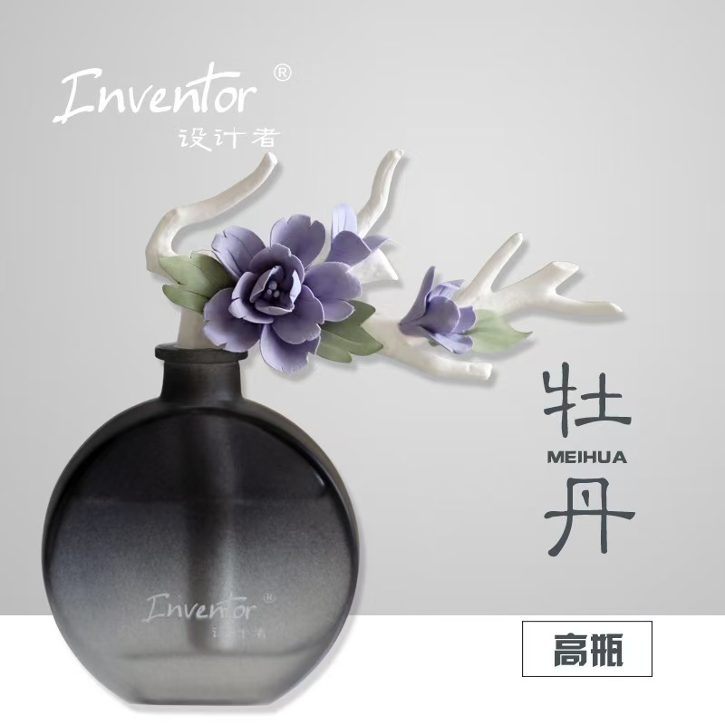 Ceramic floral fragrance diffuser, long-lasting scent for home use