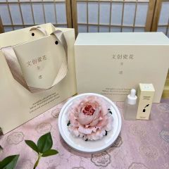 Handmade ceramic flower fragrance peony Dehua white porcelain flower