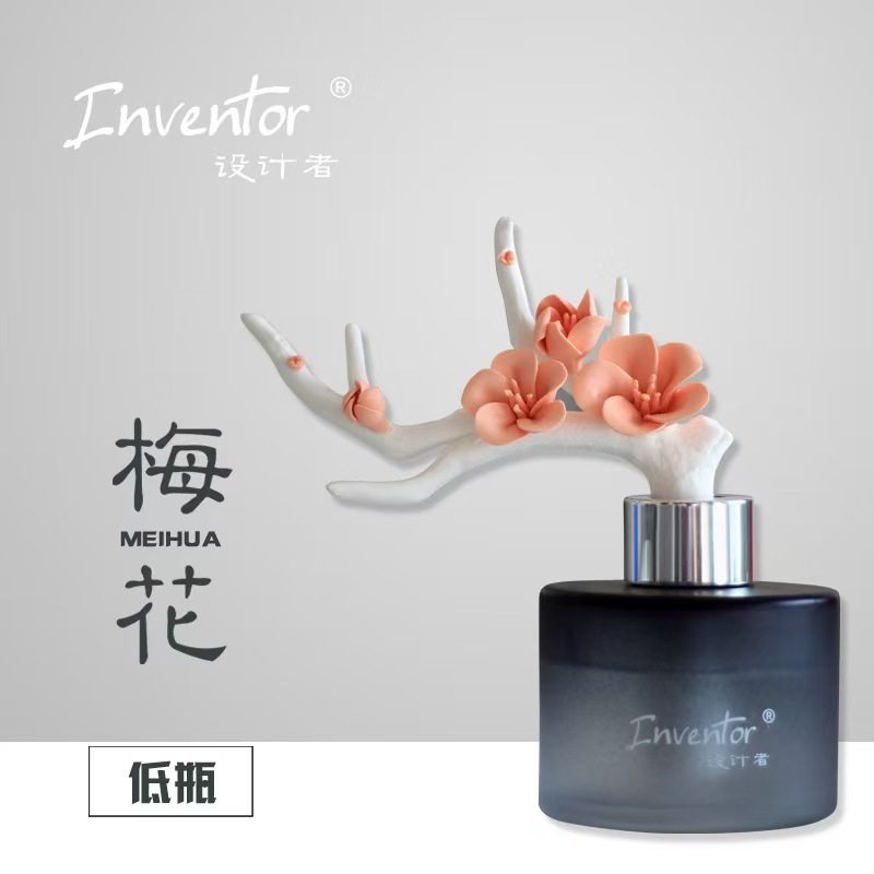 Ceramic floral fragrance diffuser, long-lasting scent for home use