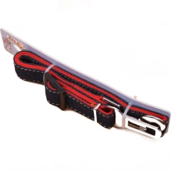 Strong Jean Vehicle Pet Dog Seat Belt Puppy Car Seatbelt Harness Leads Clip Safety Lever Auto Traction Pet Cat Products Supplier