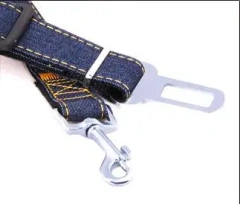 Strong Jean Vehicle Pet Dog Seat Belt Puppy Car Seatbelt Harness Leads Clip Safety Lever Auto Traction Pet Cat Products Supplier