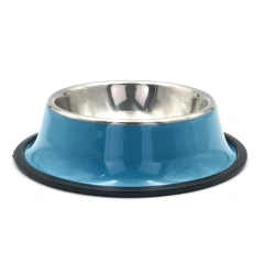 Stainless Steel Dog Bowl Custom Printed Pet Food Cat Water Feeder Bowls