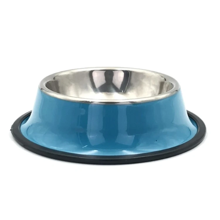 Stainless Steel Dog Bowl Custom Printed Pet Food Cat Water Feeder Bowls