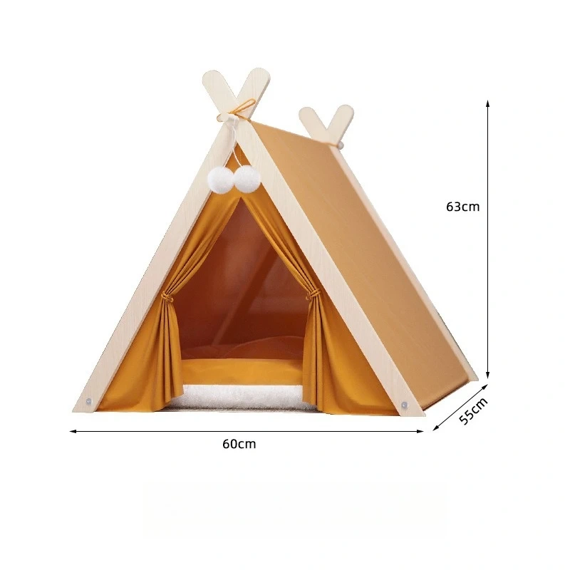 Winter Pet tent, Christmas dog house, cat house, all year round, cat delivery room, pine wood for winter warmth, cat tent