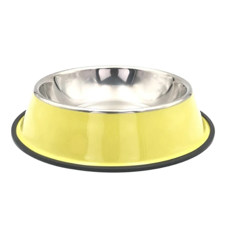 Stainless Steel Dog Bowl Custom Printed Pet Food Cat Water Feeder Bowls